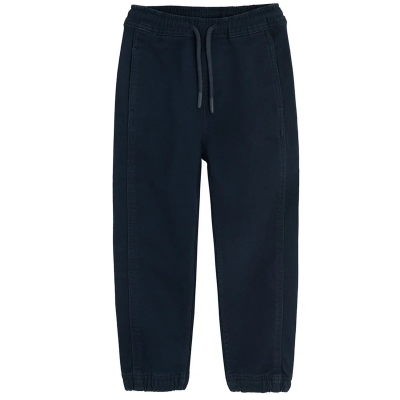 Cool Club NAVY BLUE COTTON, POLYESTER, ELASTANE TROUSERS