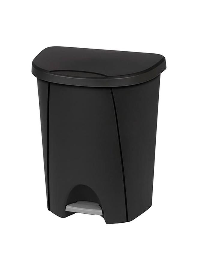 Sterilite Elegant and Modern Design BPA-Free Plastic StepOn Wastebasket Black 6.6 Gallon - Image 1