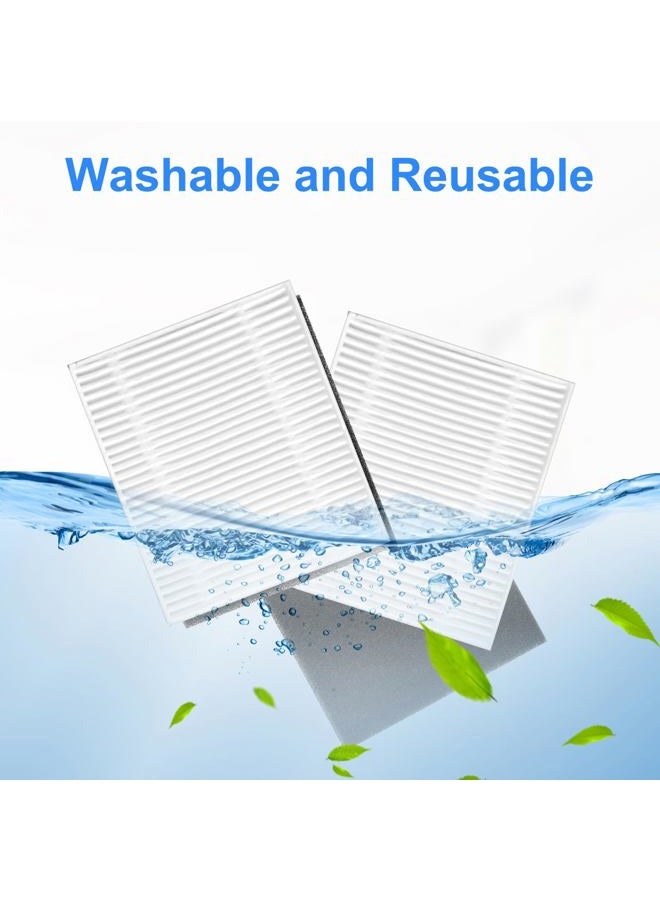 Fixbetter 6 Pack Hepa Filters for Eufy Clean L50 / L50 SES / L60 / L60 Hybrid Robot Vacuum Cleaner Washable Accessories - Image 5