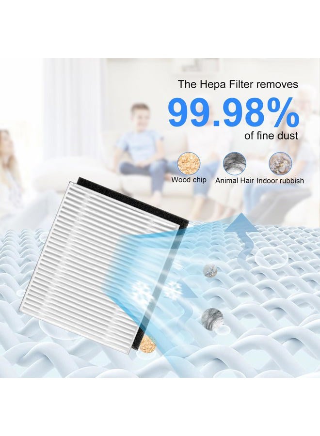 Fixbetter 6 Pack Hepa Filters for Eufy Clean L50 / L50 SES / L60 / L60 Hybrid Robot Vacuum Cleaner Washable Accessories - Image 3