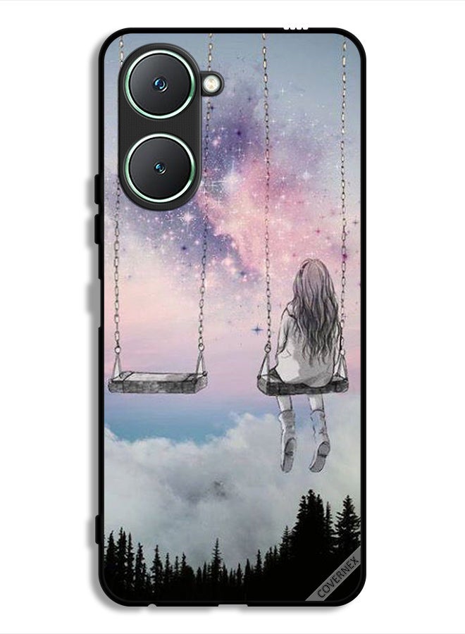 Covernex Vivo Y18i 4G Protective Case Cover Lonely Girl Art