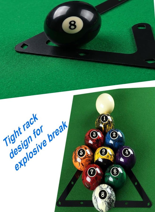 YXCCSE 6Pcs Magic Ball Rack Magic Rack Sheet, Pool Ball Rack Magic Rack Sheet Billiards Ball Rack Holder Sheet,Triangle Cue Accessorie 8, 9, and 10 Ball Combo Pack - Image 4