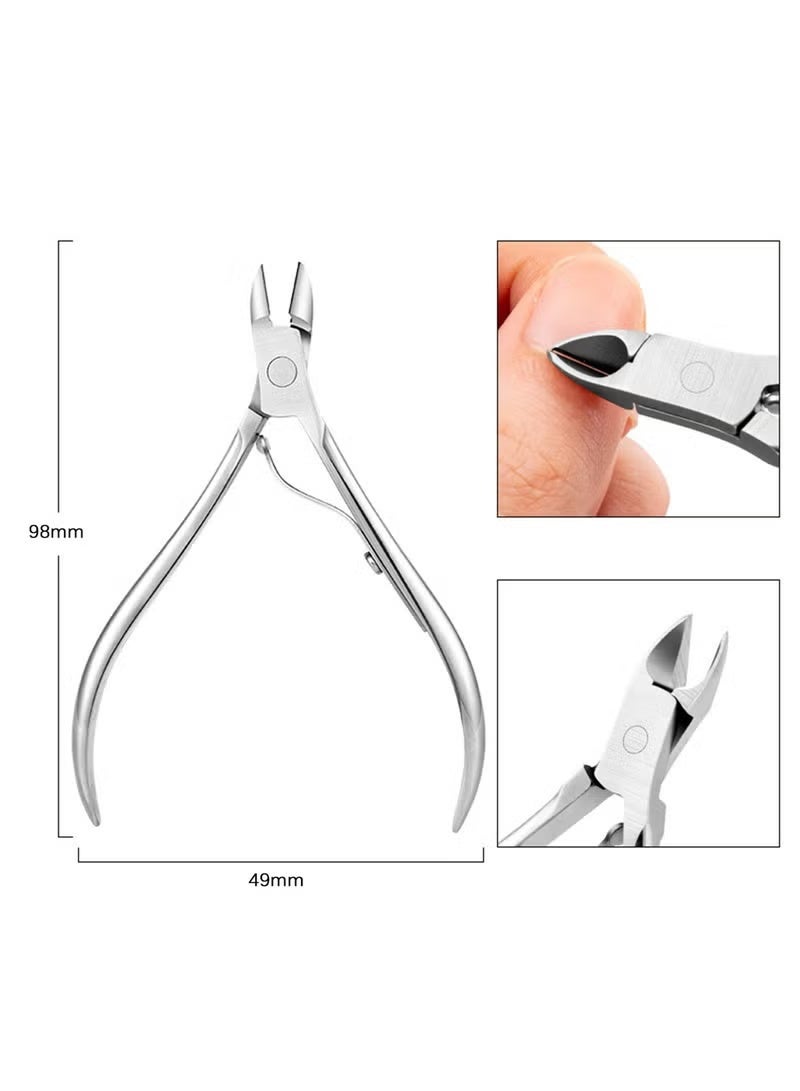 XZ JDUIY 5-Piece Nail Care Softening Kit - Nail file, cuticle pusher, cuticle nippers, softener, and buffing strip for perfect nails. - Image 4