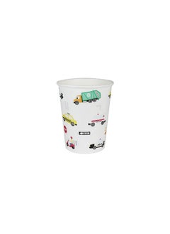 Merrilulu Transportation Party Cups, 12 Ct | Car Party Cups | City Transportation Paper Cups  - Image 1