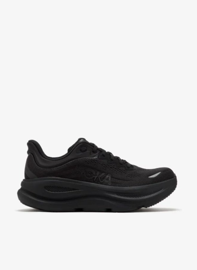 هوكا حذاء رياضي Hoka BONDI 9 واسع للجنسين، حذاء جري - أسود - Image 1