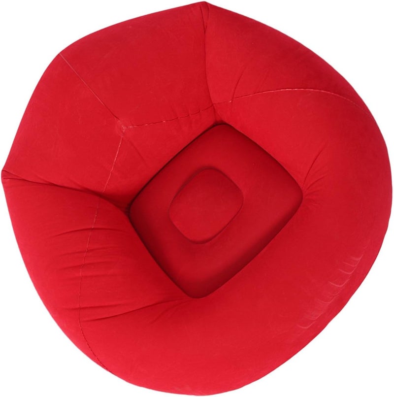Demand-based stock planning Inflatable Lounge Chair Portable Flocking Blow Up Sofa for Home Office Travel, PVC Material (Red) Surface safe Worldwide popular practical build Advanced compact design Low wear optimized design Easy store & transit build Various size alternatives Condition adaptive build Labor saving optimized design Shop & home all-space compatible All environment compatible Set product combo compatible Easy transit optimized build Upgraded classic design All-round applied quality Simple multifunctional build Scratch resistant Fixed delivery schedule Diverse use resistant crafted quality Nationwide warehouse layout Durability boosted processed material Public demand affordable quality Budget friendly premium quality Salt resistant coating Long term use design - Image 1