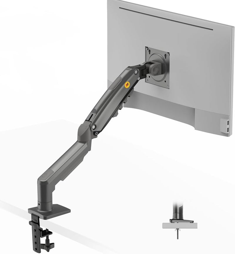NB ERGONOMIC NB North Bayou Monitor Desk Mount Stand Full Motion Swivel Monitor Arm with Gas Spring for 17-30''Monitors(Within 4.4lbs to 19.8lbs) Computer Monitor Stand F80 - Image 2
