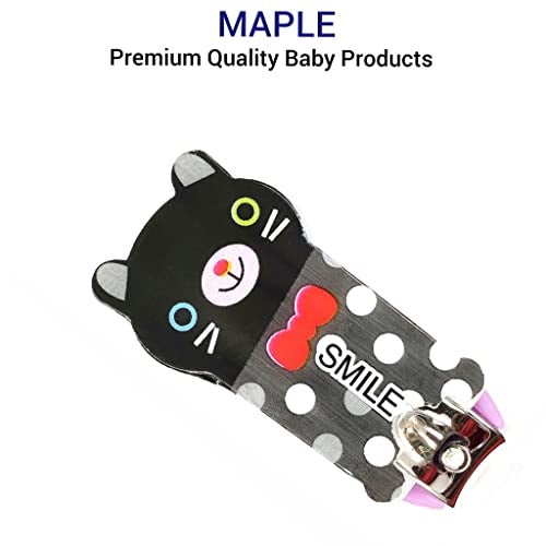 Maple Round Edge Baby Comb Multicolor with Nail Clipper/Cutter (Combo of 4) - Image 5