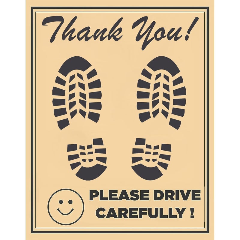 Asryd Car Compatible Disposable Paper Foot Mat, Universal Size, Brown (Pack of 100) - Image 5