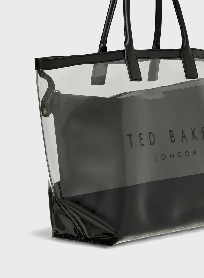 Sac Shopping Transparent Ted Baker Dorrys - Occasion, Couleur Claire, Pour Femme