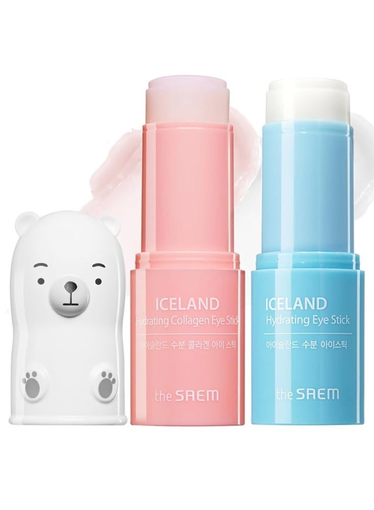 The Saem Iceland Hydrating Collagen Eye Stick Cooling Moisture 7g - Image 2
