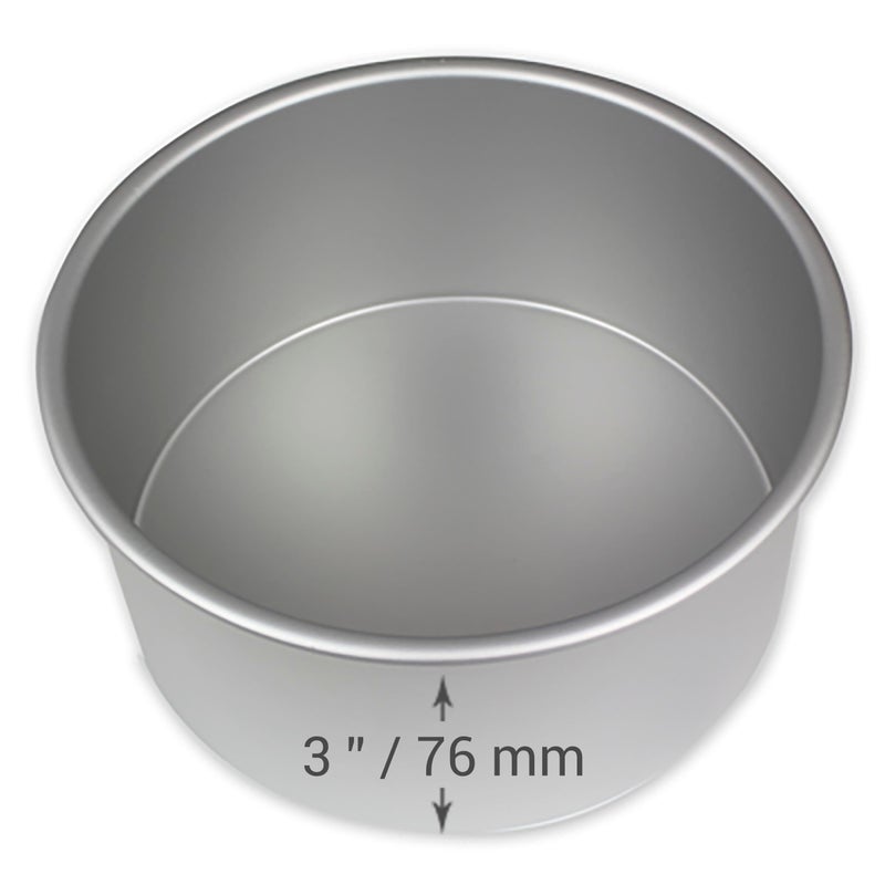 PME 10-Inch Round Cake Pan, Silver - Image 3
