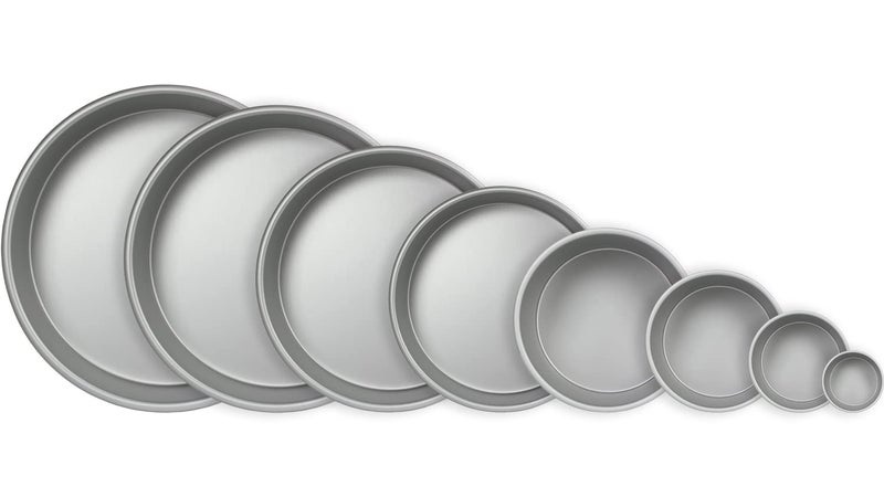 PME 10-Inch Round Cake Pan, Silver - Image 5