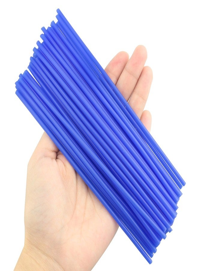 MEETOOT 30PCS 14.5x0.25CM Polishing and Engraving Tool Light Jewellery Design Wax Jewellery Pattern Making Wax Blue Round Sprue Wax Suitable for Dental and Jewellery Mould Wax Casting - Image 4