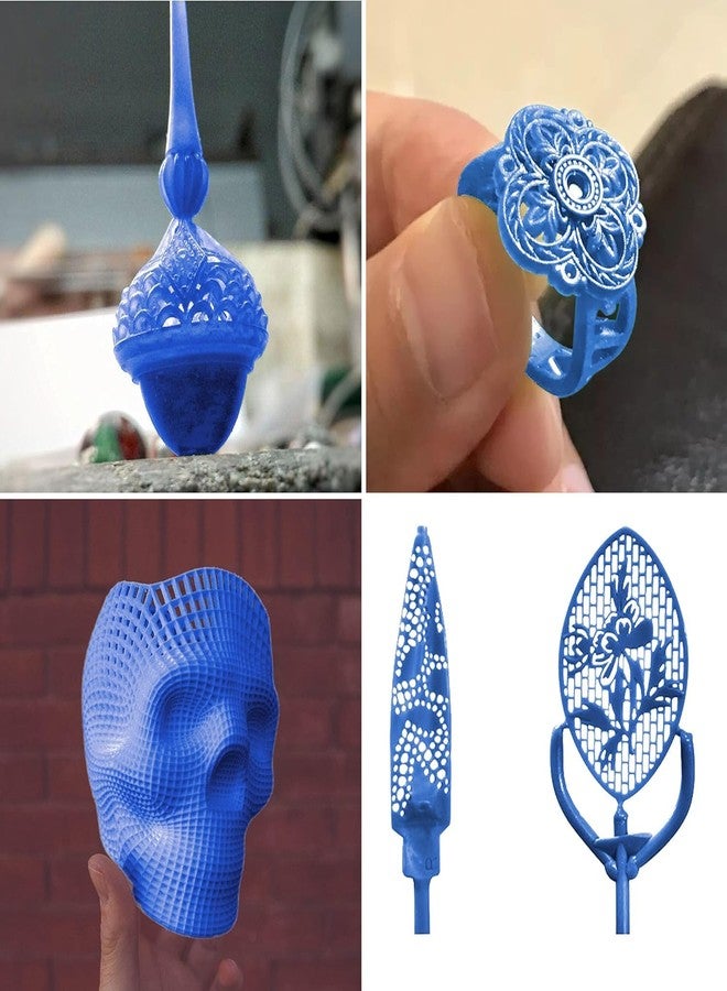 MEETOOT 30PCS 14.5x0.25CM Polishing and Engraving Tool Light Jewellery Design Wax Jewellery Pattern Making Wax Blue Round Sprue Wax Suitable for Dental and Jewellery Mould Wax Casting - Image 5