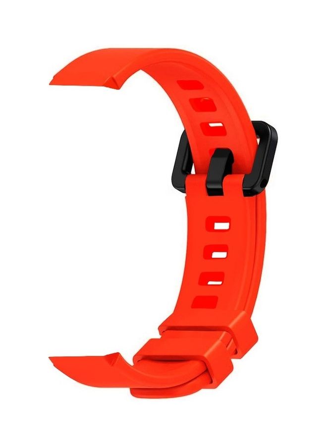 نيبمينينت سوار بديل وقابل للتعديل من السيليكون لجهاز تتبع اللياقة البدنية شاومي مي باند 5 و6 أحمر - Image 2