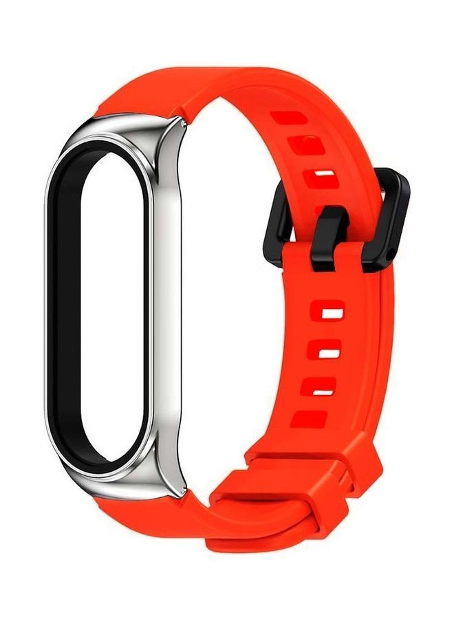 نيبمينينت سوار بديل وقابل للتعديل من السيليكون لجهاز تتبع اللياقة البدنية شاومي مي باند 5 و6 أحمر - Image 3