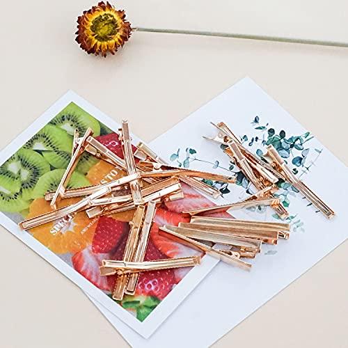 Qearl 50 Pieces 2.36 Inch DIY Alligator Hair Clips Gold Hair Clips with Teeth for Bows DIY Accessories Salon and Baby Girls Bows(6CM) - Image 5