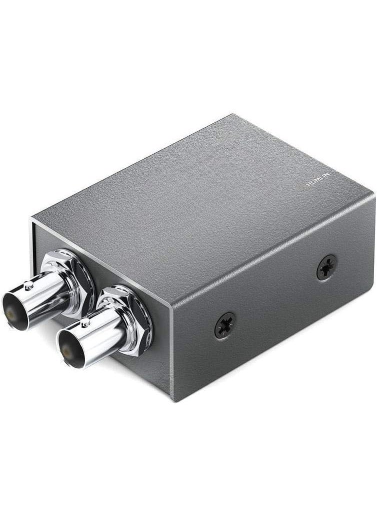 Micro Video Converter HDMI to SDI, Supports 1080p Full HD Video Conversion, HDMI and BNC Connectivity for Broadcasting, Live Streaming and Professional Video Systems - Image 1