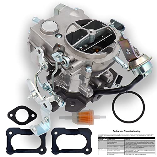 THUNDERMINGO New 2 Barrel Carburetor for Rochester 2GC Chevy 5.7L 350Cu 6.6L 400Cu Chevrolet Carb Small Block Engines 1975-1980 C10 C20 C30 C50 G10 P30 Bel Air Chevelle Corvette Automatic Choke,Large Base - Image 3