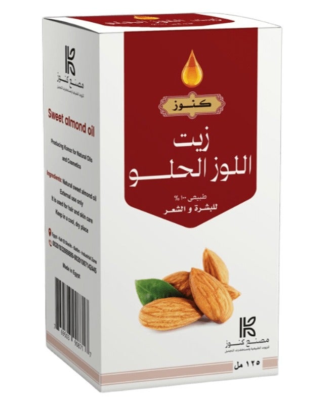 زيت اللوز الحلو للشعر والبشرة 125 مل