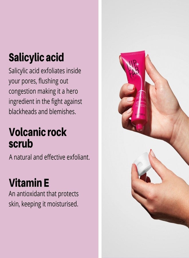 NIP+FAB Nip + Fab Salicylic Acid Fix Scrub for Face with Vitamin E & Volcanic Rock Exfoliating Facial Cleanser Exfoliant for Pores and Oil Control, 2.5 Fl Oz - Image 5