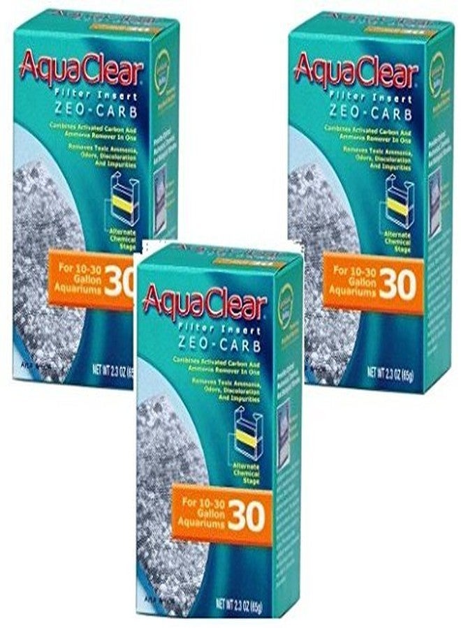 AquaClear 30 Zeo-Carb Replacement Filters (3 Pack) - Image 2