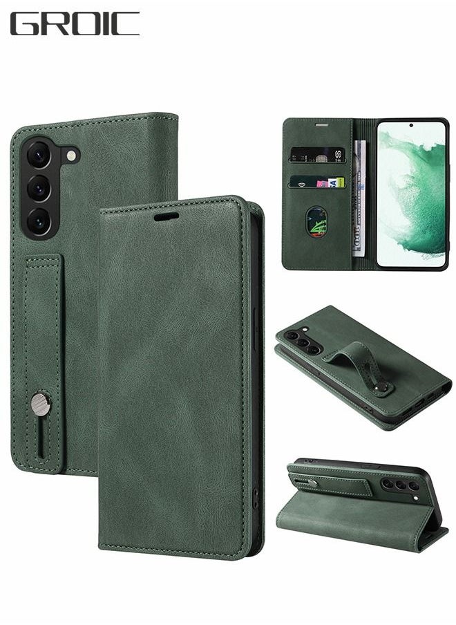 GROIC For Samsung Galaxy S23 Case, Luxury Leather Wallet Cover, Leather Wallet Case Classic Design with Card Slot and Magnetic Flip Flip Folding Case for Galaxy S23 Shell 6.1''  - Image 1