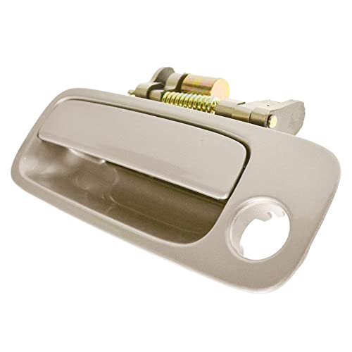 TRQ Front Left Exterior Door Handle Beige Drivers Side Compatible with 1997-2001 Lexus ES300 Toyota Camry - Image 1