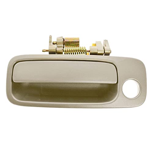 TRQ Front Left Exterior Door Handle Beige Drivers Side Compatible with 1997-2001 Lexus ES300 Toyota Camry - Image 5