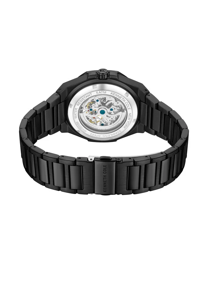 Kenneth Cole New York Kenneth Cole New York 40mm Automatic Men's Watch with Chocolate Dial & Chocolate Stainless Steel Bracelet