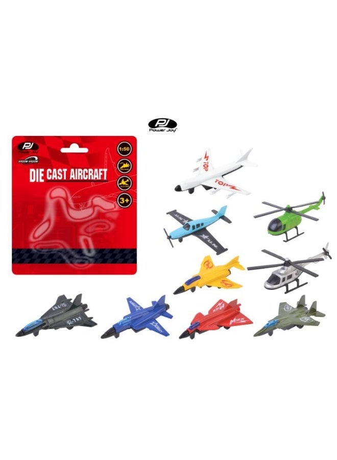 Power Joy Vroom Vroom Diecast Aircraft, Assorted 1 Piece (Style & Color May Vary) Each Sold Separately - Image 1