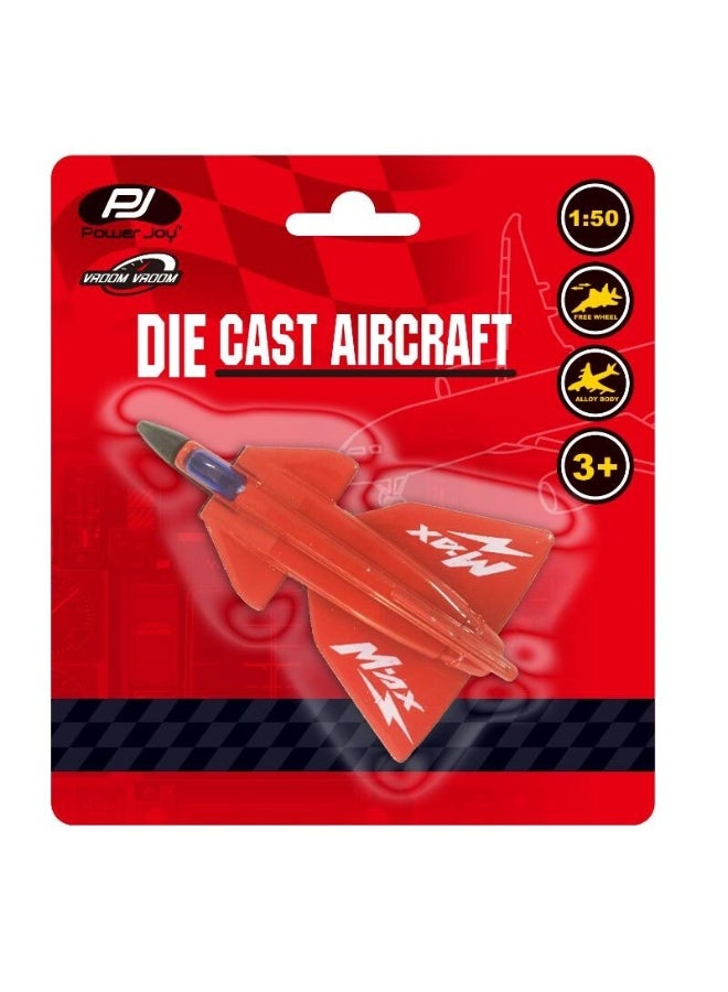 Power Joy Vroom Vroom Diecast Aircraft, Assorted 1 Piece (Style & Color May Vary) Each Sold Separately - Image 2