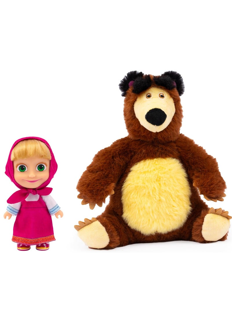 Masha and The Bear Masha Doll and Plush Bear Set  - Image 1