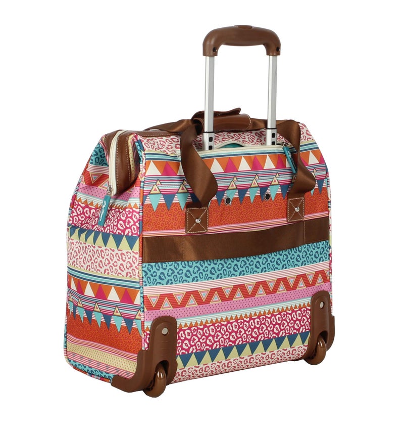 Lily Bloom Design Pattern Carry on Bag Wheeled Cabin Tote (On the Powl) - Image 5