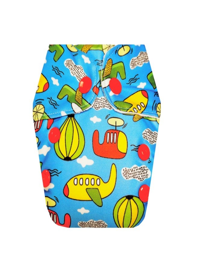 Dumbledo Premium Newborn Cloth Diaper with Integrated Soaker (Pack of 4) | Hypoallergenic | Breathable | Quick Dry | Perfect for Indian Summers | 0 - 4 Months | Unisex Baby - Image 2