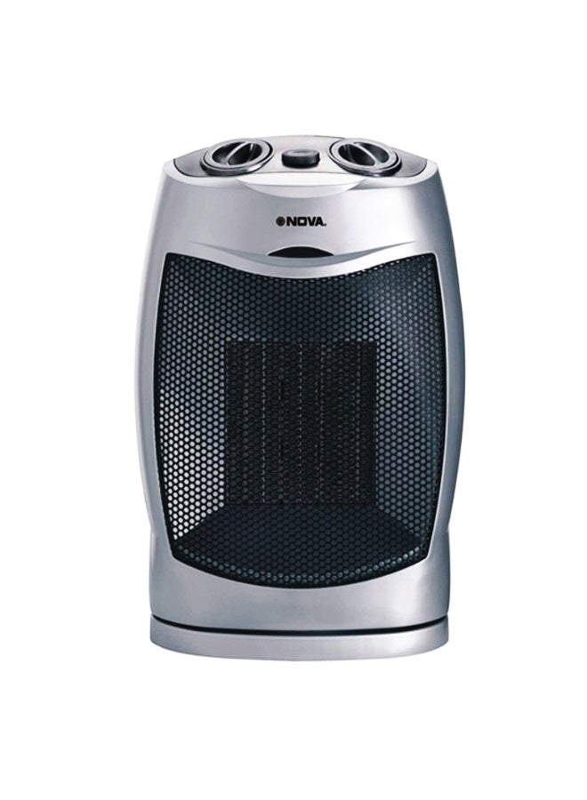 NOVA سخان مروحة سيراميك نوفا NH-1223F 1500 واط مع عنصر PTC، دوران، وضع هواء بارد - Image 1