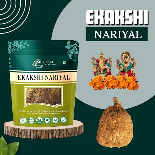 BrijBooti Ekakshi Nariyal - One Eye Coconut For Pooja 1 Piece - Image 4