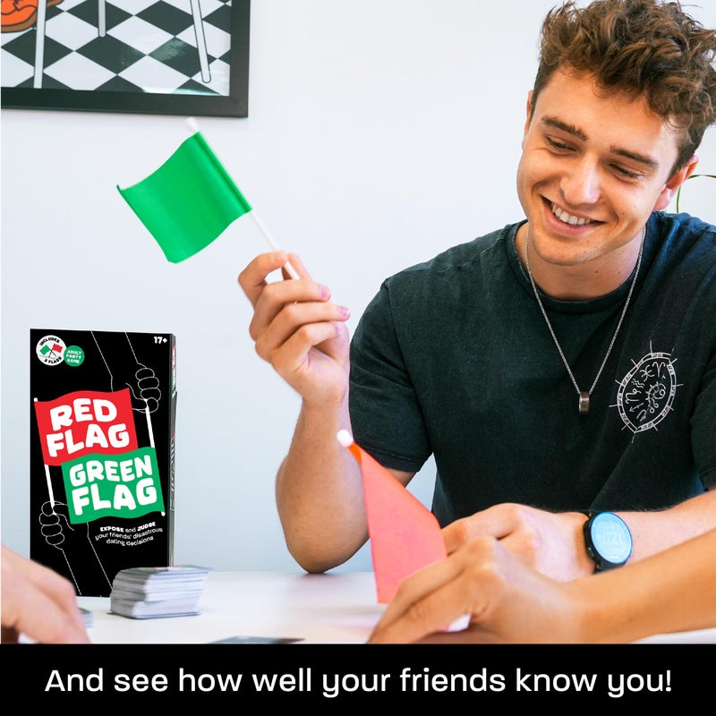 Lucky Egg بيضة الحظ - لعبة علم الأحمر وعلم الأخضر الممتعة - لتقييم قرارات أصدقائك في المواعدة - 230 سؤال متنوع - لعبة لوحية للبالغين، ألعاب حفلات للبالغين، ألعاب للبالغين، ألعاب مضحكة للبالغين - Image 5
