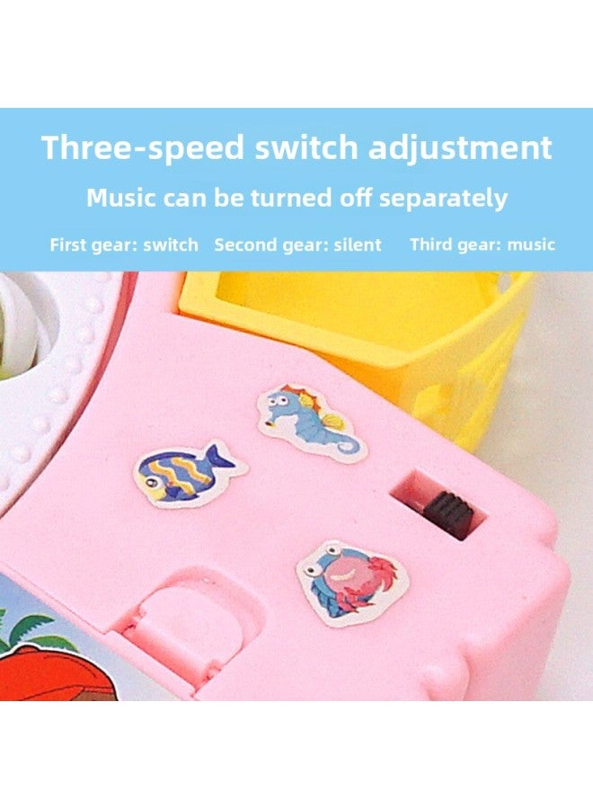 Children's Educational Concentration Training Family Board Games Parent-child Interactive Table Games Kindergarten Fishing Toys-Color:Pink 【medium Fish Plate】 Comes With 25 Magnetic Fish + Music Can  - Image 4