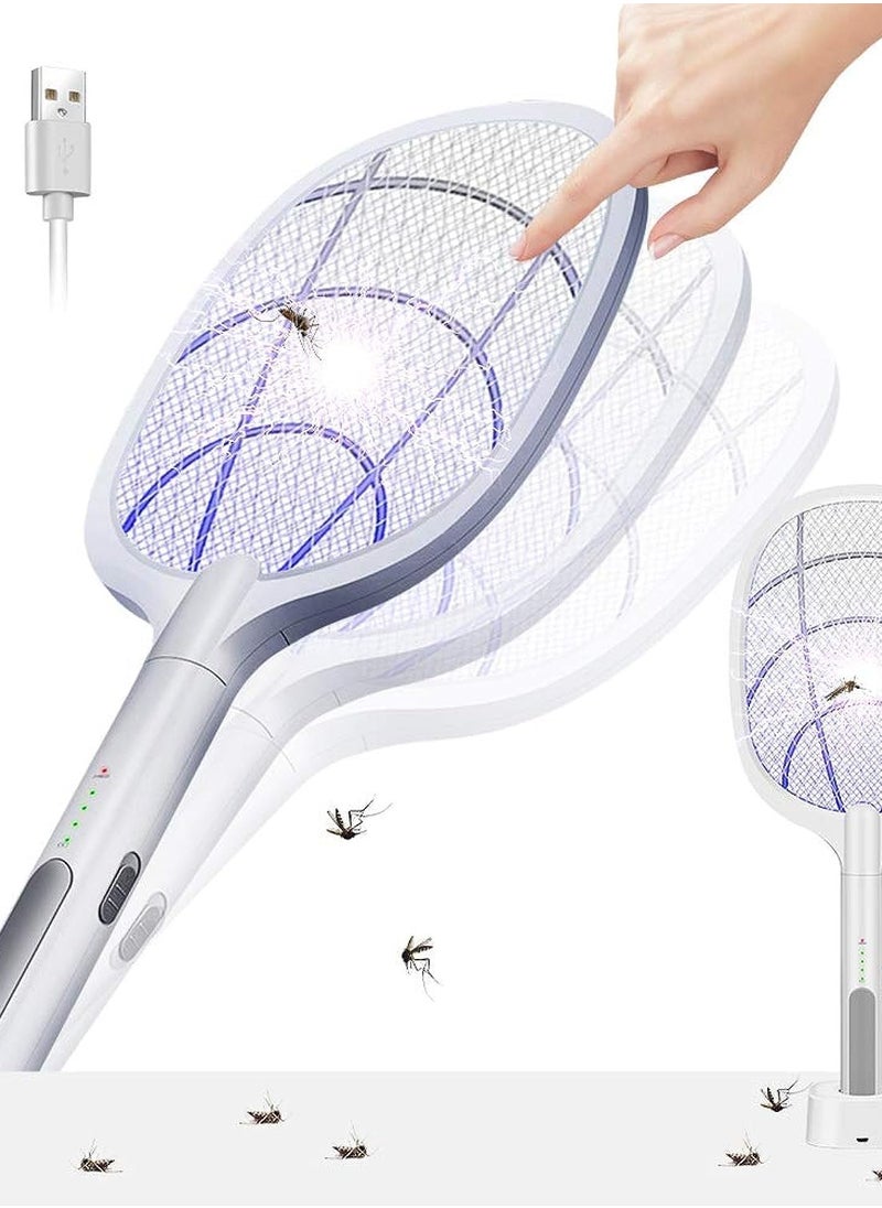 Weidace Bug Zapper 2 in 1 Large Electric Mosquito Swatter & Mosquito Lamp Fly Killer Insect Swatter 3000 Volt USB Rechargeable LED Purple Light Trapping Mosquitoes 3 Layers Safety Mesh Design - pzsku/Z24DF8F6F7A4AB0475AEBZ/45/_/1718176131/a2968e54-1e15-4bf8-b753-58062290f5c3