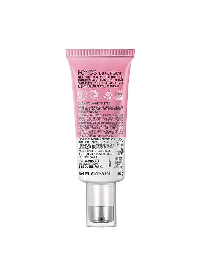 Pond's - Bb+ Light Coverage Cream, Instant Spot Coverage For Normal Skin + Natural Glow, 01 Original 30 G, Pack Of 1 - Image 1