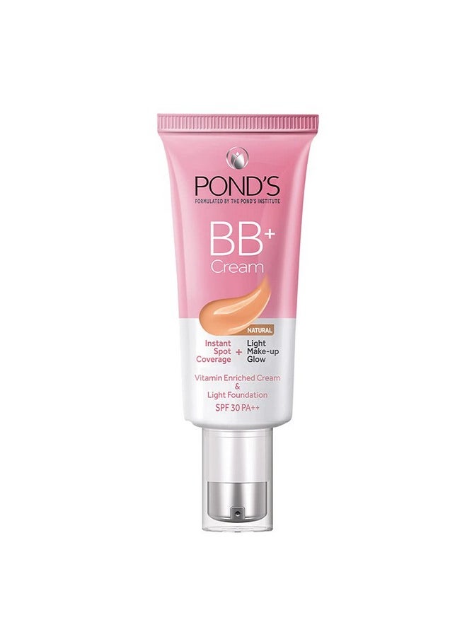 Pond's - Bb+ Light Coverage Cream, Instant Spot Coverage For Normal Skin + Natural Glow, 01 Original 30 G, Pack Of 1 - Image 1