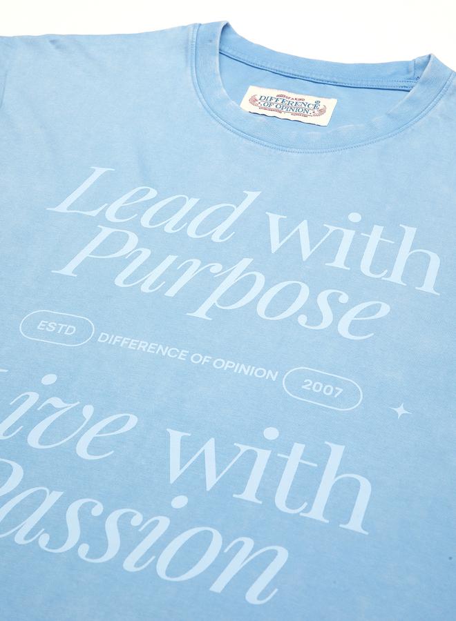 Difference of Opinion Men Oversized Acid Wash Printed T-Shirt - Image 2