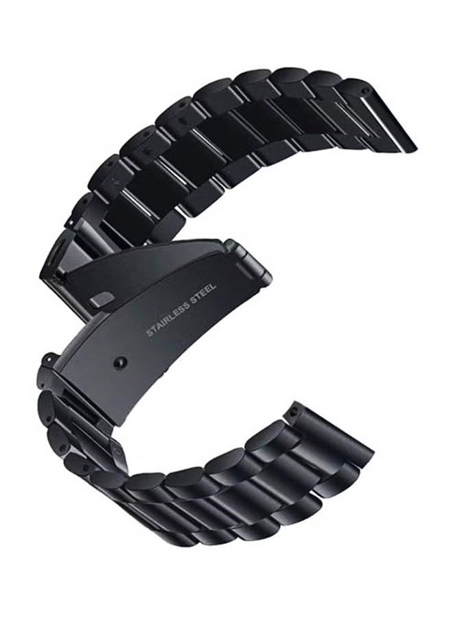 حزام ساعة بديل لساعة هواوي GT2 (22 مم)/Honor Magicwatch/Magicwatch 2 (22 مم) (أسود) - Image 3