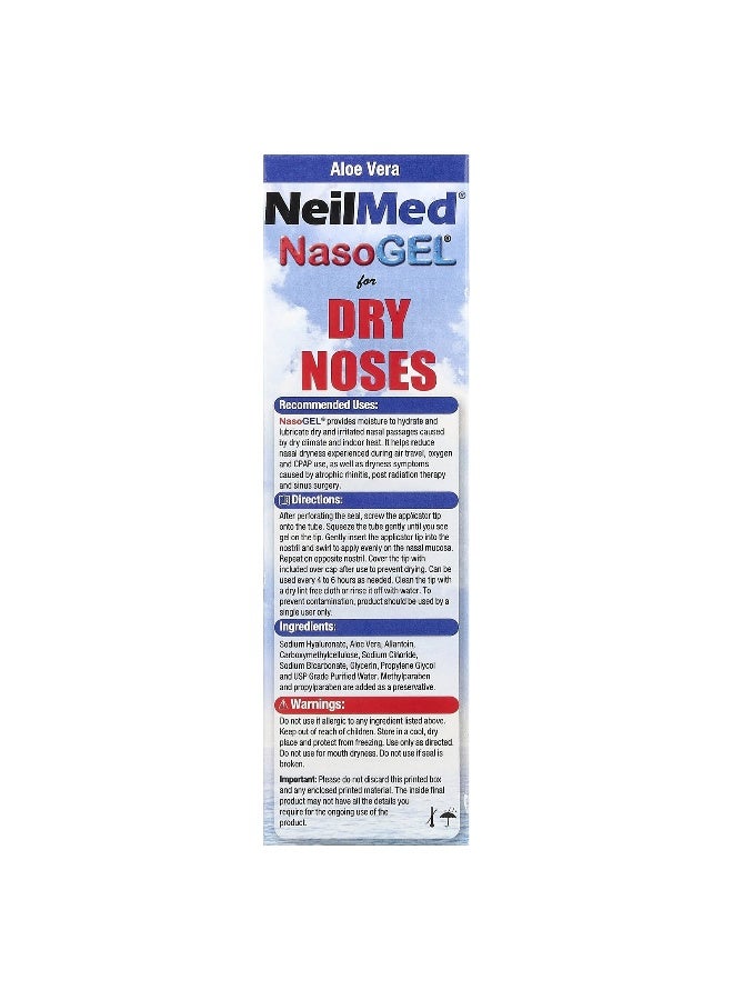 NeilMed, NasoGel® for Dry Noses, 1 oz (28.4 g) (Packaging may vary) - Image 3