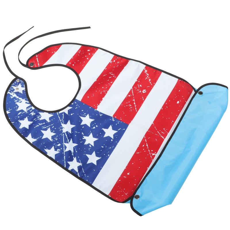 Delicate Adult Bib Reusable Dinner Bib Household Clothing Protector Eating Accessory - Image 3