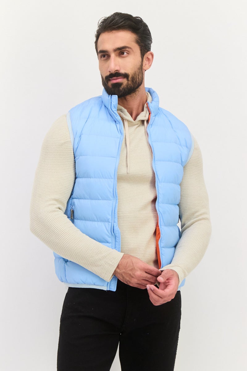 Sorbino سترة صدرية مبطنة للرجال، أزرق فاتح - Image 1