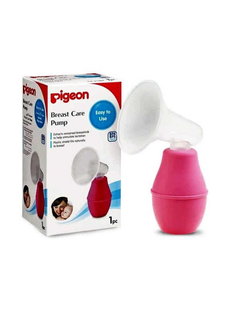 pigeon Plastic Breast Pump Pink - Image 2