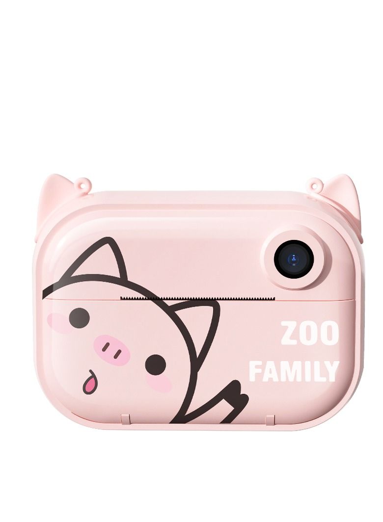 GULFLINK Kids Toy Print Camera for Child Boys Girls Pink - Image 1